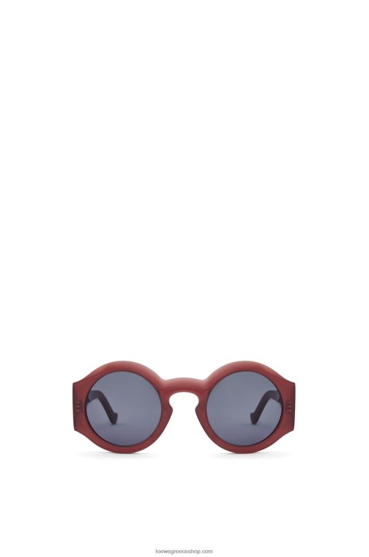 Loewe γυναίκες κυρτά γυαλιά ηλίου σε οξικό RZR0J1442 σκουριά