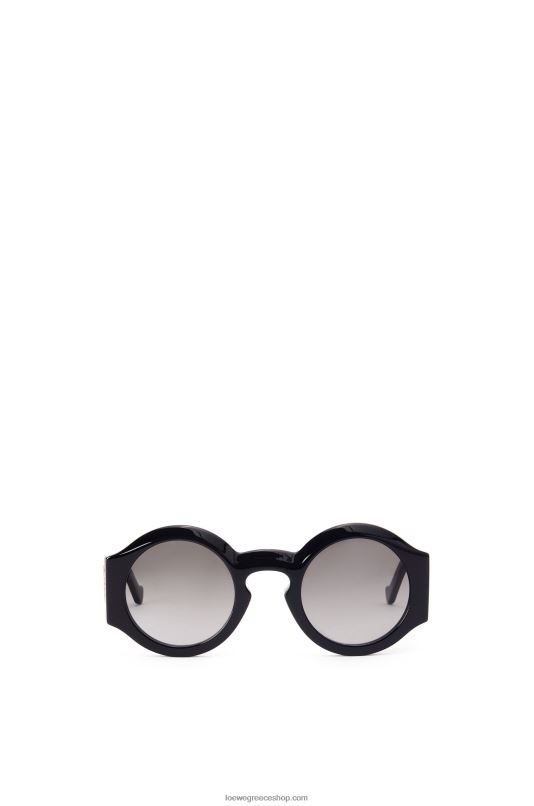 Loewe γυναίκες κυρτά γυαλιά ηλίου σε οξικό RZR0J1443 γυαλιστερό μαύρο