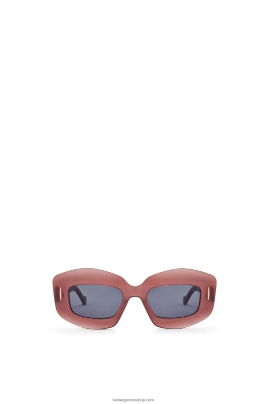 Loewe γυναίκες γυαλιά ηλίου οθόνης σε acetate RZR0J1428 Βουργουνδία