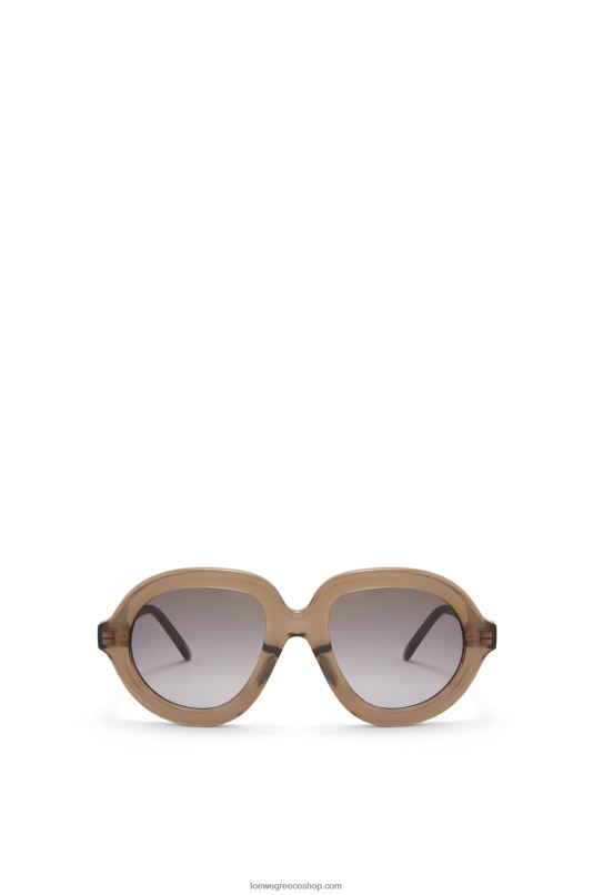 Loewe γυναίκες aviator γυαλιά ηλίου σε acetate RZR0J1486 χακί πράσινο