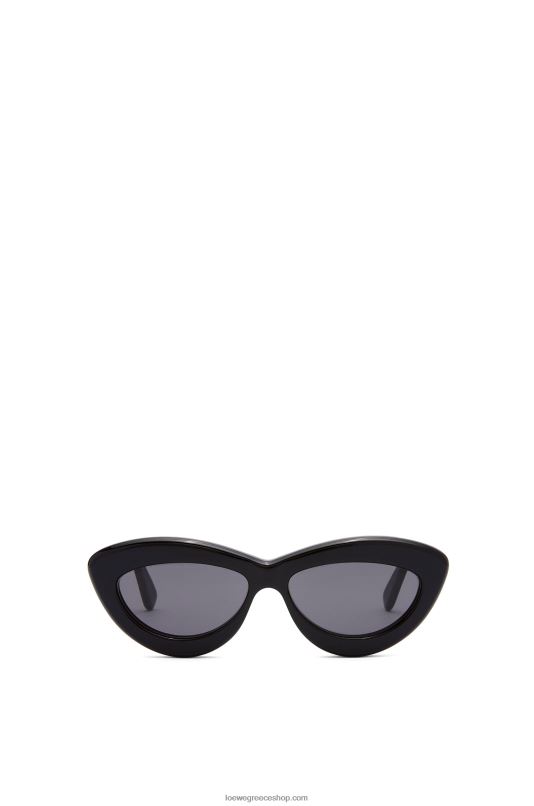 Loewe γυναίκες γυαλιά ηλίου cateye σε acetate RZR0J1495 μαύρος