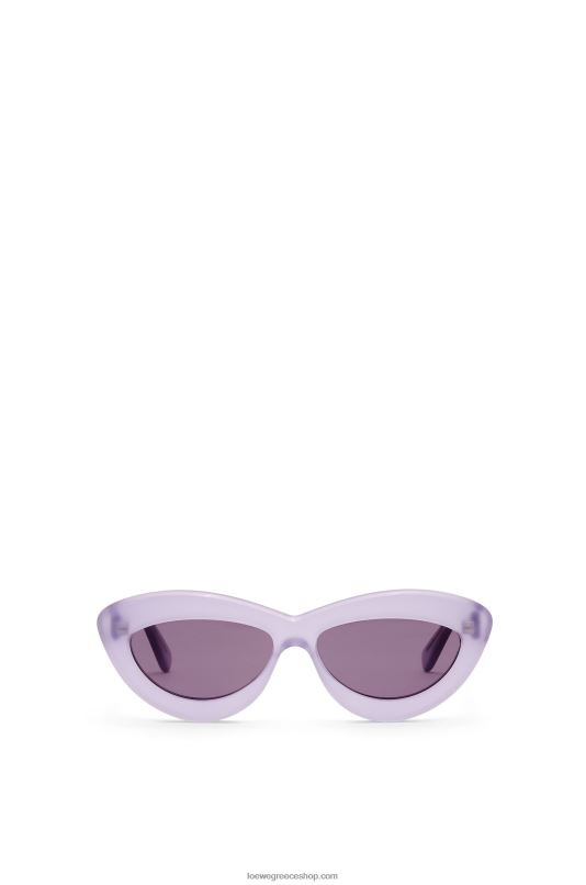 Loewe γυναίκες γυαλιά ηλίου cateye σε acetate RZR0J1508 πασχαλιά