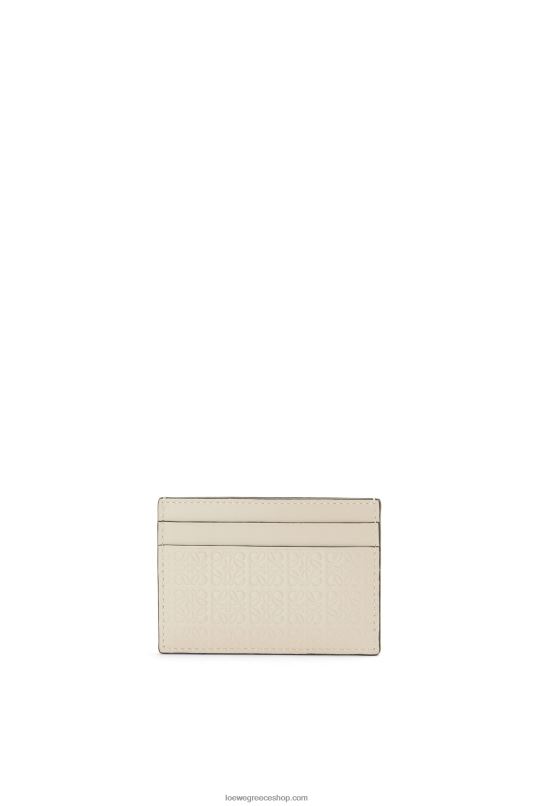 Loewe γυναίκες επαναλάβετε την απλή θήκη καρτών σε ανάγλυφο μεταξωτό δέρμα μοσχαριού RZR0J1359 ελαφριά βρώμη