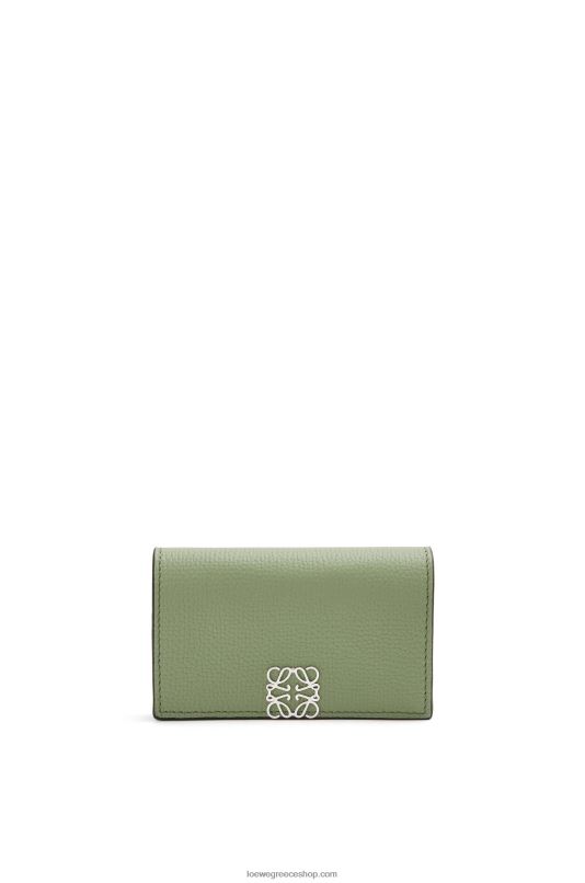 Loewe γυναίκες κάτοχος επαγγελματικής κάρτας αναγράμματος από δέρμα μοσχαριού με βότσαλο RZR0J1373 δενδρολίβανο