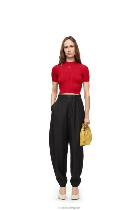 Loewe γυναίκες κομμένο πουλόβερ από κασμίρ RZR0J957 το κόκκινο