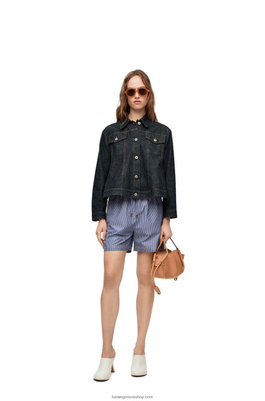 Loewe γυναίκες σακάκι τραπεζοειδές σε τζιν RZR0J1178 μπλε τζιν