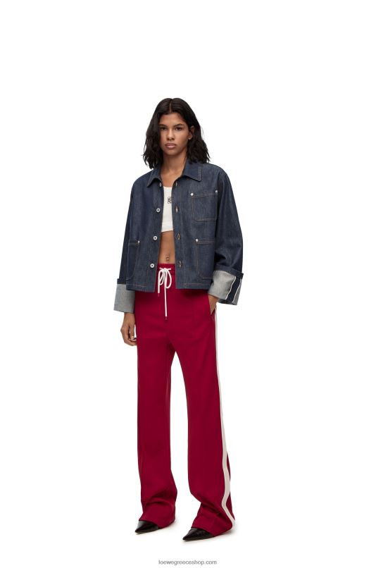Loewe γυναίκες τζιν μπουφάν ψαρά RZR0J1183 ακατέργαστο τζιν