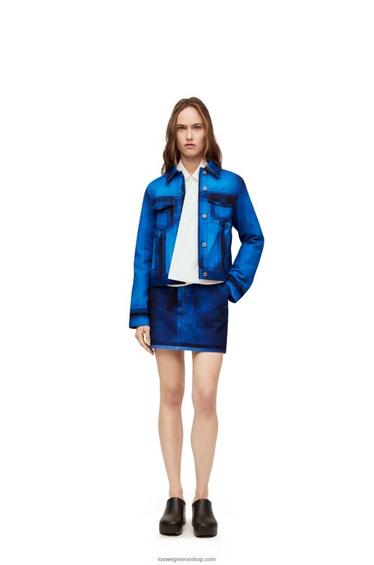 Loewe γυναίκες σακάκι pixelated σε τζιν RZR0J1175 τζην