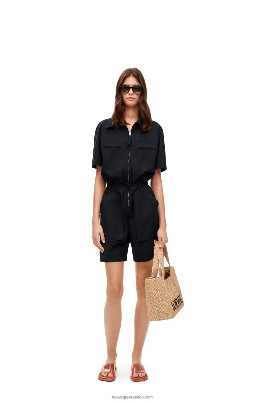 Loewe γυναίκες φόρμα εργασίας από βαμβάκι RZR0J1104 μαύρος