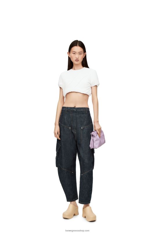Loewe γυναίκες cargo τζιν σε τζιν RZR0J1179 μπλε τζιν