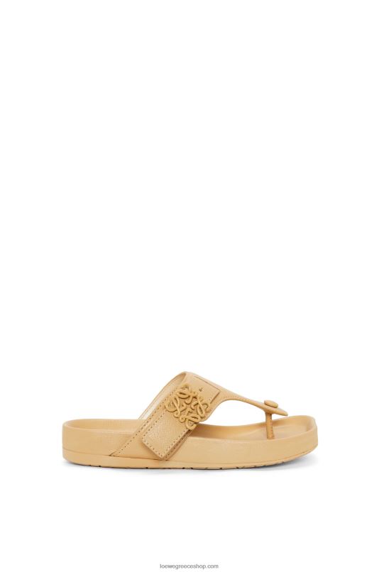 Loewe γυναίκες ease toe post σανδάλι σε δέρμα κατσίκας RZR0J683 μέτριο concealer