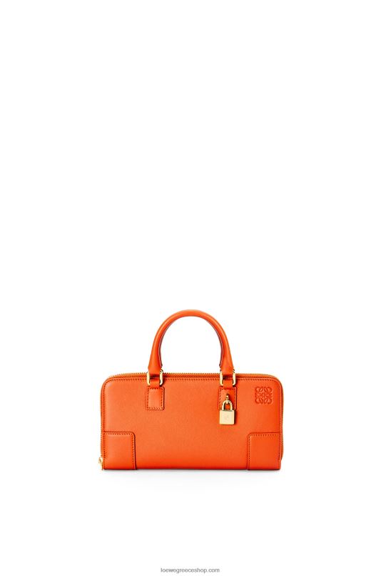 Loewe γυναίκες πουγκί αμαζόνα σε δέρμα μοσχαριού νάπα RZR0J283 πορτοκάλι
