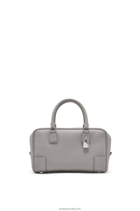 Loewe γυναίκες Σακούλα amazona 23 από δέρμα μοσχαριού με απαλούς κόκκους RZR0J133 μαργαριταρένιο γκρι