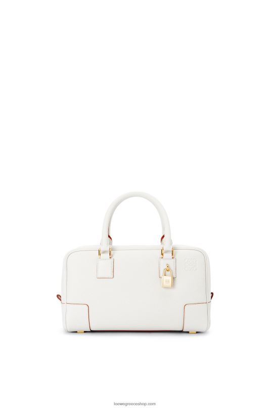 Loewe γυναίκες Σακούλα amazona 23 από δέρμα μοσχαριού με απαλούς κόκκους RZR0J151 απαλό λευκό