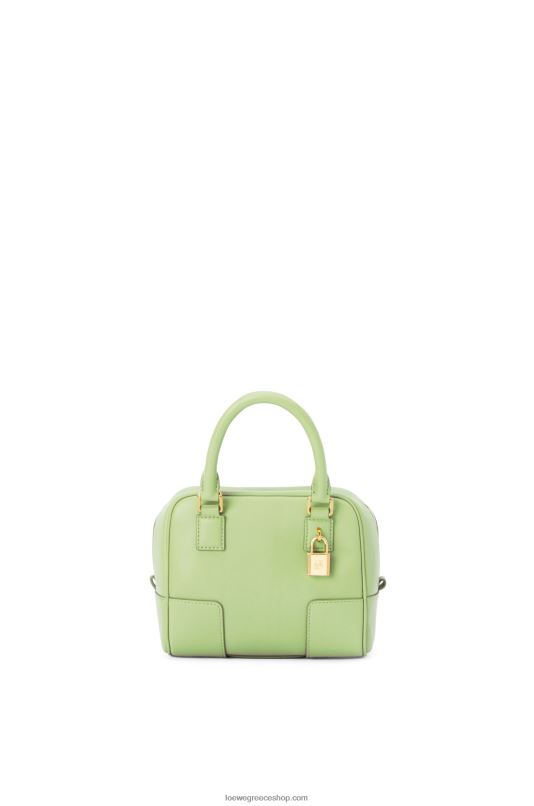 Loewe γυναίκες Αmazona 16 τετράγωνη τσάντα σε δέρμα μοσχαριού νάπα RZR0J137 ανοιχτό ανοιχτό πράσινο