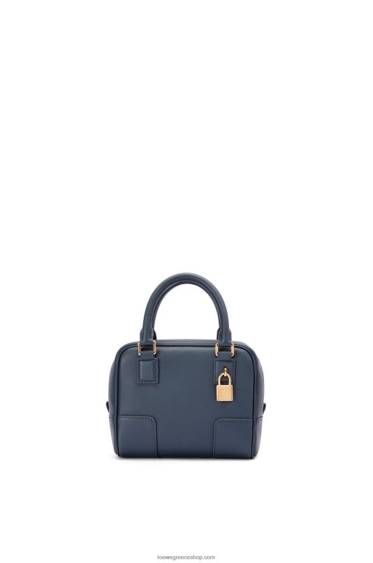 Loewe γυναίκες Αmazona 16 τετράγωνη τσάντα σε δέρμα μοσχαριού νάπα RZR0J158 μπλε όνυχα