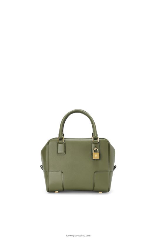 Loewe γυναίκες Αmazona 19 τετράγωνη τσάντα από δέρμα μοσχαριού νάπα RZR0J166 πράσινο αβοκάντο