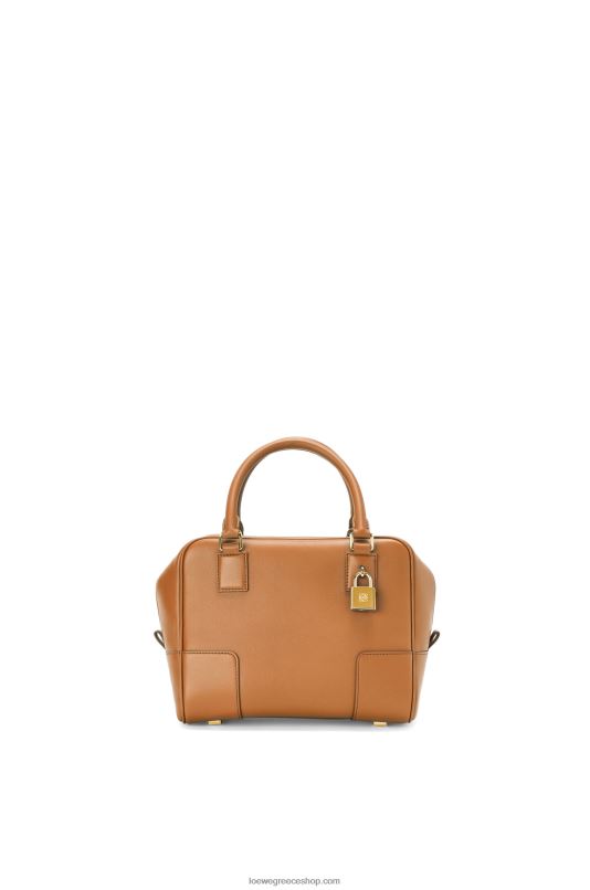 Loewe γυναίκες Αmazona 19 τετράγωνη τσάντα από δέρμα μοσχαριού νάπα RZR0J167 ζεστή έρημος
