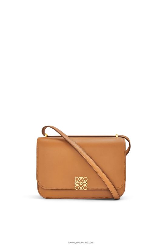 Loewe γυναίκες τσάντα goya σε μεταξωτό δέρμα μοσχαριού RZR0J300 ζεστή έρημος