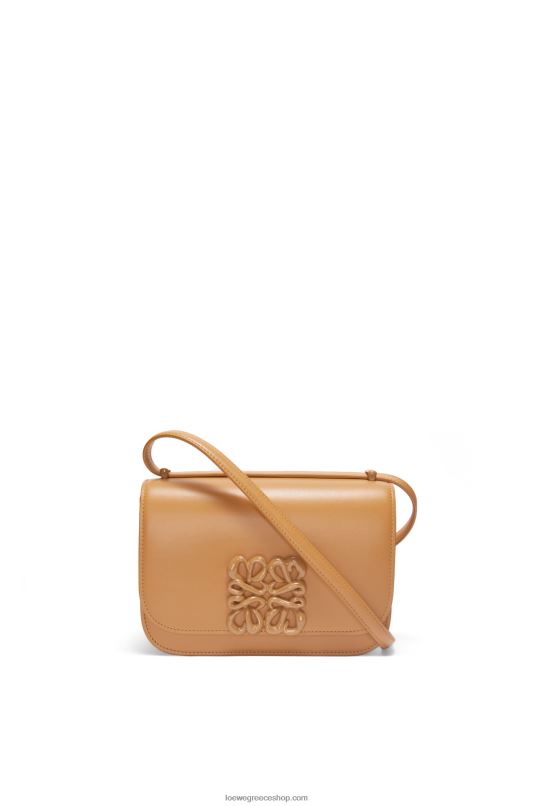 Loewe γυναίκες μικρή τσάντα goya από μεταξωτό δέρμα μοσχαριού RZR0J455 ζεστή έρημος