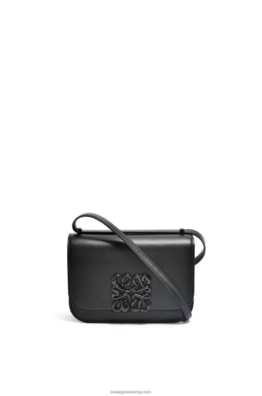 Loewe γυναίκες μικρή τσάντα goya από μεταξωτό δέρμα μοσχαριού RZR0J456 μαύρος