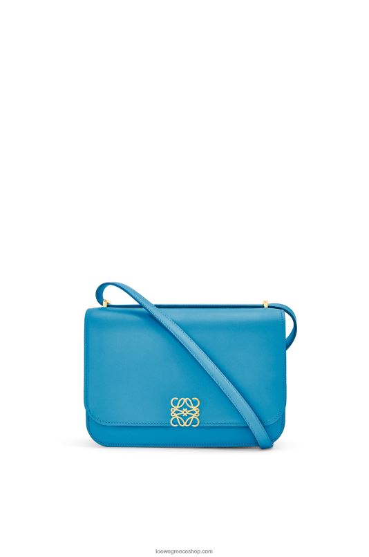 Loewe γυναίκες τσάντα goya σε μεταξωτό δέρμα μοσχαριού RZR0J495 λιμνοθάλασσα μπλε