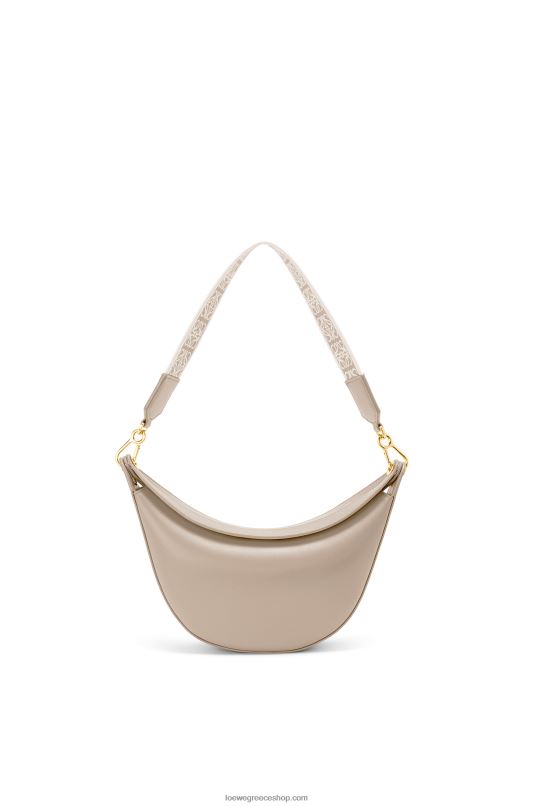 Loewe γυναίκες μικρή τσάντα luna σε σατέν δέρμα μοσχαριού και ζακάρ RZR0J475 ελαφριά βρώμη