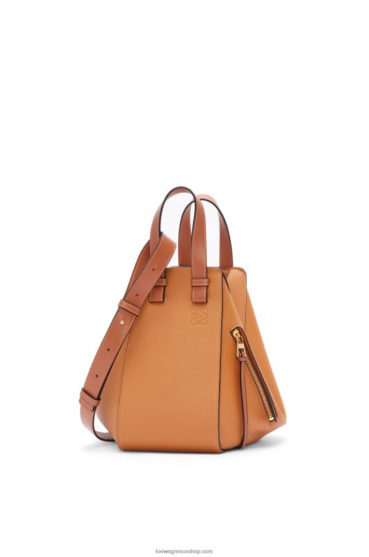 Loewe γυναίκες μικρή τσάντα αιώρας από δέρμα μοσχαριού με απαλούς κόκκους RZR0J439 ελαφριά καραμέλα