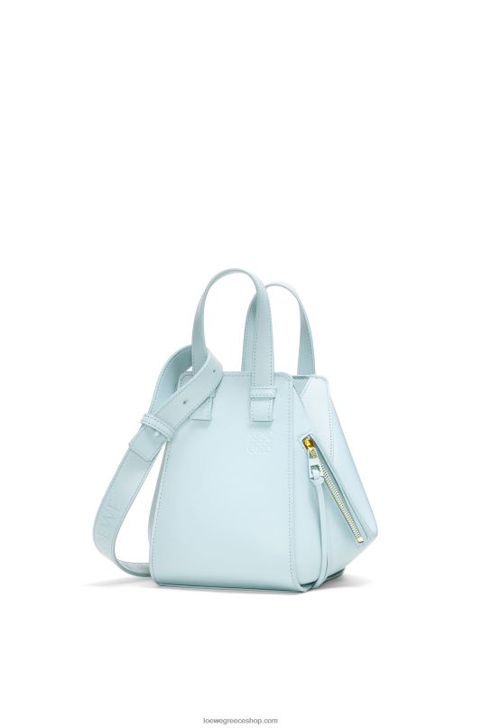 Loewe γυναίκες συμπαγής τσάντα αιώρας σε σατέν δέρμα μοσχαριού RZR0J460 ακουαμαρίνης