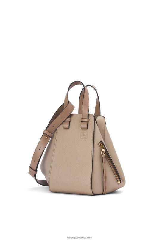 Loewe γυναίκες μικρή τσάντα αιώρας από δέρμα μοσχαριού με απαλούς κόκκους RZR0J477 άμμος