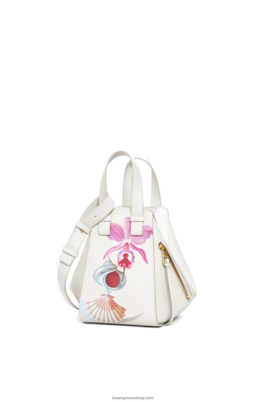 Loewe γυναίκες compact τσάντα maruja mallo αιώρα σε κλασικό δέρμα μοσχαριού RZR0J339 απαλό λευκό