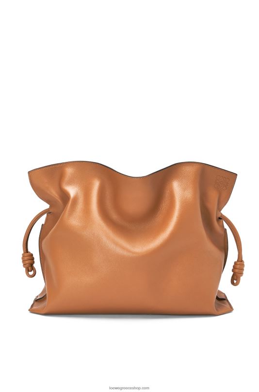 Loewe γυναίκες Xl τσάντα φλαμένκο από δέρμα μοσχαριού νάπα RZR0J527 ζεστή έρημος