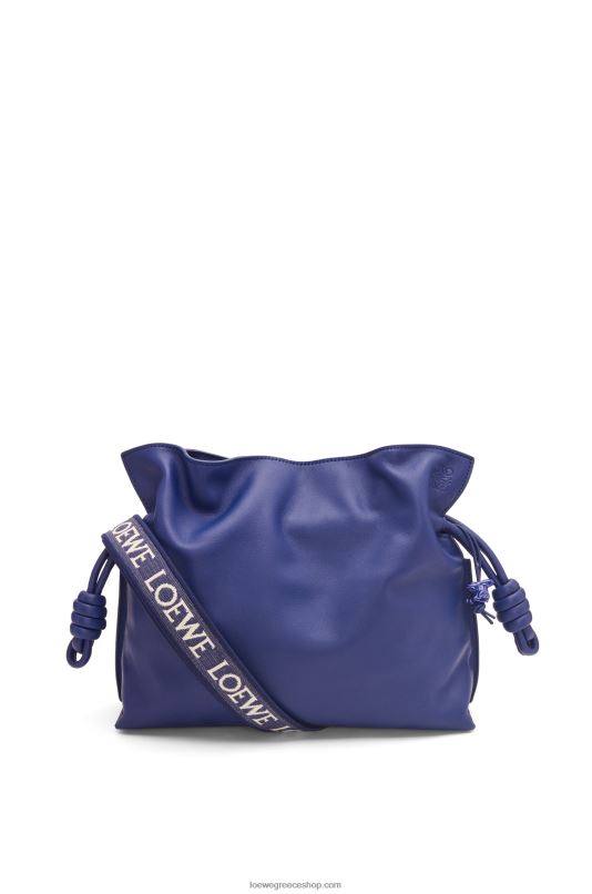 Loewe γυναίκες clutch φλαμένκο σε δέρμα μοσχαριού νάπα RZR0J529 βαθύ μωβ γλάσο
