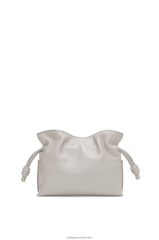 Loewe γυναίκες mini flamenco clutch σε δέρμα μοσχαριού νάπα RZR0J236 φάντασμα