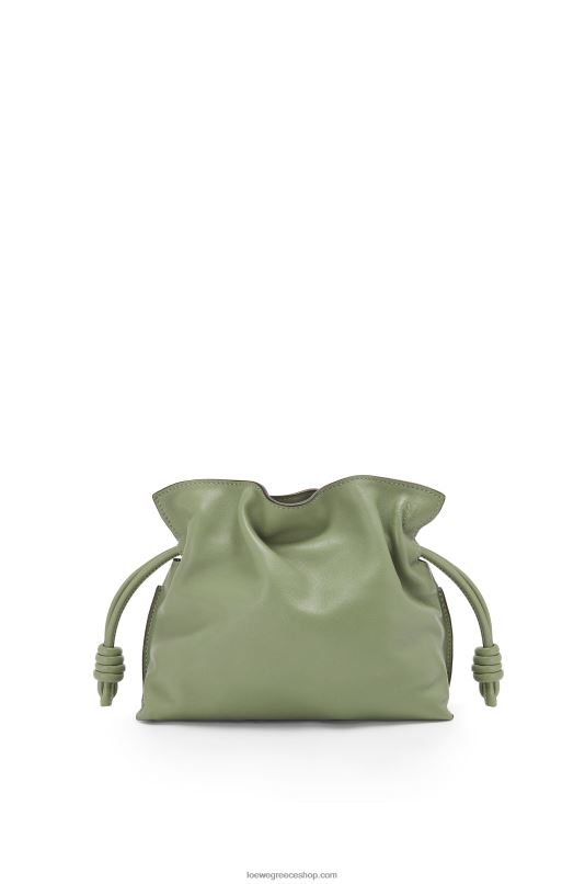 Loewe γυναίκες mini flamenco clutch σε δέρμα μοσχαριού νάπα RZR0J259 δενδρολίβανο