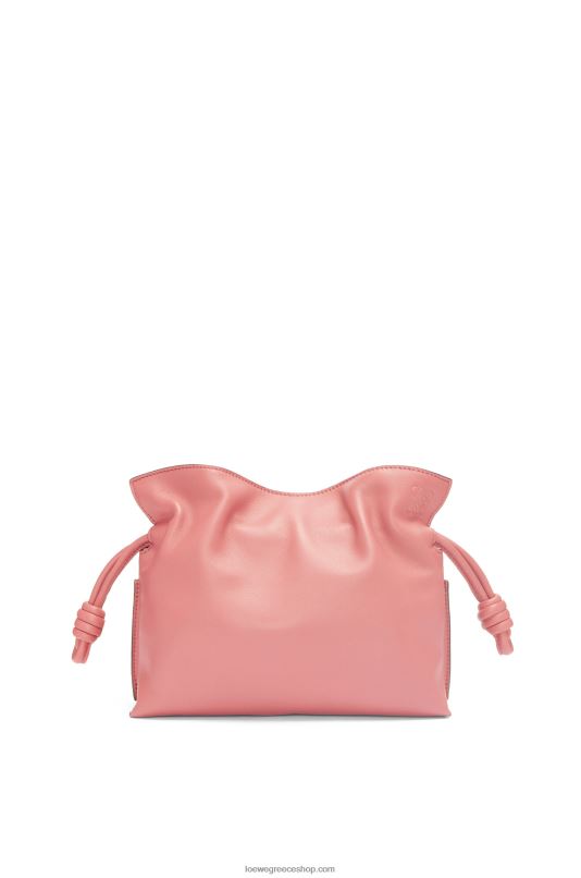 Loewe γυναίκες mini flamenco clutch σε δέρμα μοσχαριού νάπα RZR0J267 άνθιση ροδακινιάς
