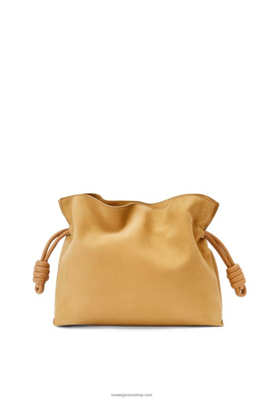 Loewe γυναίκες συμπλέκτης φλαμένκο σε nubuck RZR0J528 έρημος