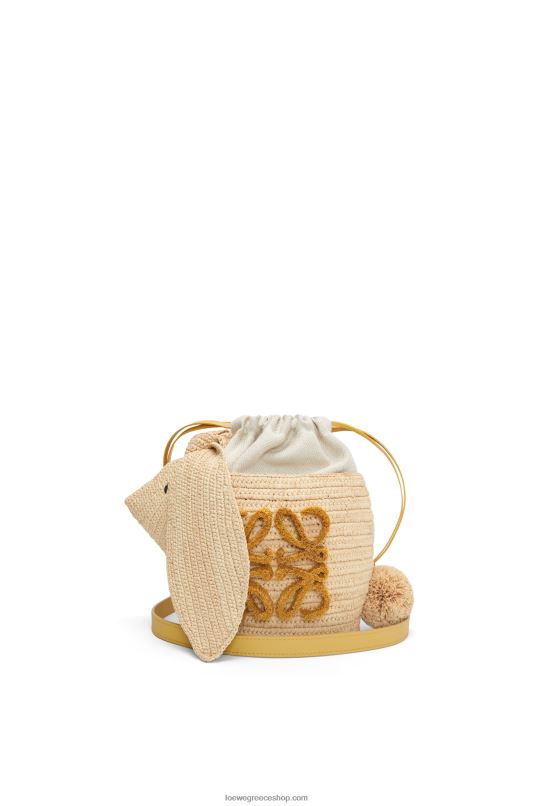 Loewe γυναίκες κουβάς λαγουδάκι σε ράφια και δέρμα μοσχαριού RZR0J98 φυσικός