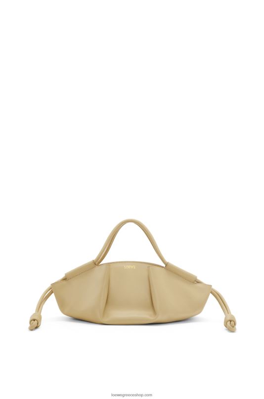 Loewe γυναίκες μικρή τσάντα paseo σε γυαλιστερό δέρμα μοσχαριού νάπα RZR0J350 πηλός πράσινος