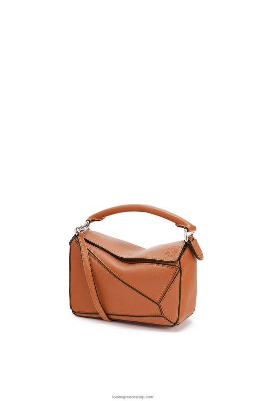 Loewe γυναίκες μίνι τσάντα παζλ σε κλασικό δέρμα μοσχαριού RZR0J214 βυρσοδέψω