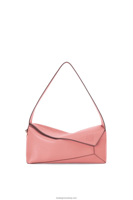 Loewe γυναίκες παζλ hobo bag από δέρμα μοσχαριού νάπα RZR0J437 άνθιση ροδακινιάς