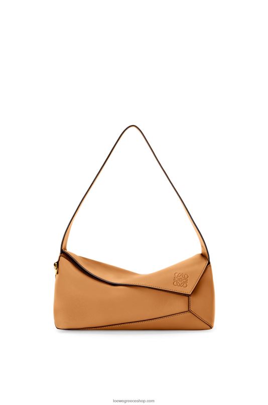Loewe γυναίκες παζλ hobo bag από δέρμα μοσχαριού νάπα RZR0J473 ζεστή έρημος