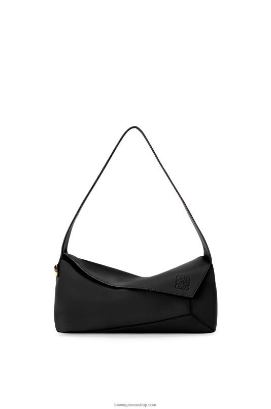 Loewe γυναίκες παζλ hobo bag από δέρμα μοσχαριού νάπα RZR0J513 μαύρος