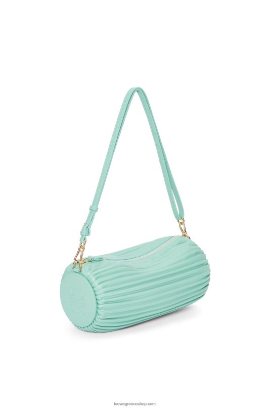 Loewe γυναίκες πουγκί βραχιόλι σε πλισέ νάπα RZR0J398 φρέσκια μέντα