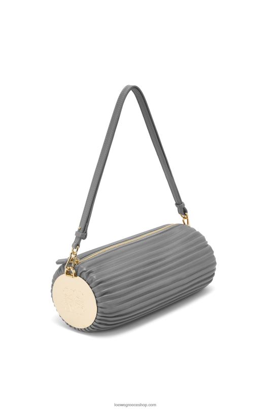 Loewe γυναίκες θήκη βραχιολιού από δέρμα μοσχαριού νάπα και ορείχαλκο RZR0J622 γκρι ασφάλτου