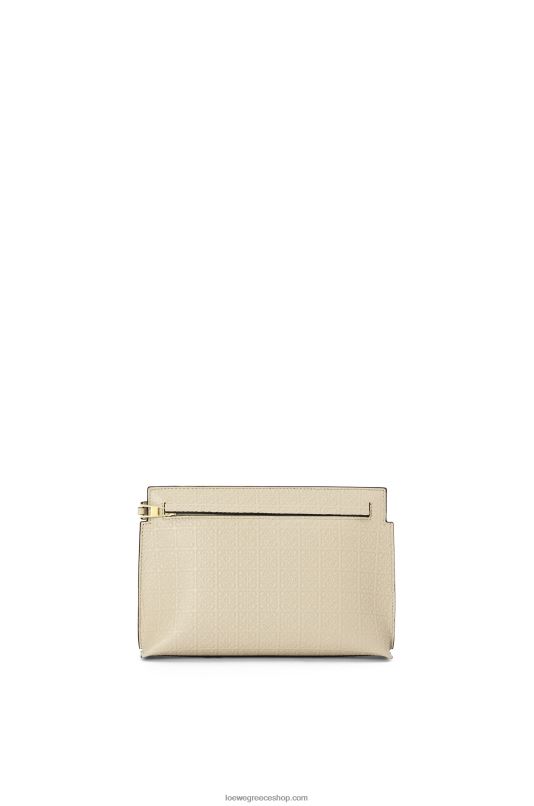 Loewe γυναίκες mini repeat t πουγκί σε ανάγλυφο μεταξωτό δέρμα μοσχαριού RZR0J611 ελαφριά βρώμη