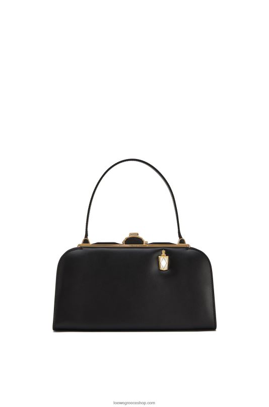 Loewe γυναίκες φαναράκι σε κουτί δέρμα μοσχαριού RZR0J172 μαύρος