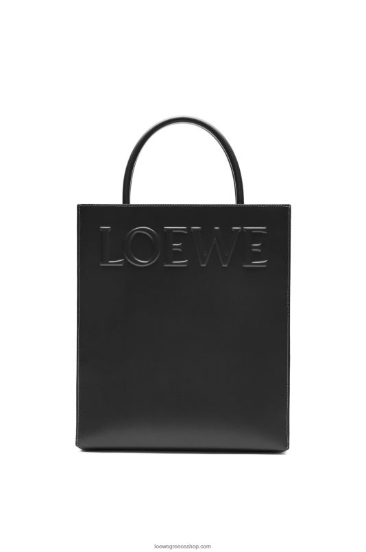 Loewe γυναίκες standard tote a4 σε κομψό δέρμα μόσχου RZR0J117 μαύρος