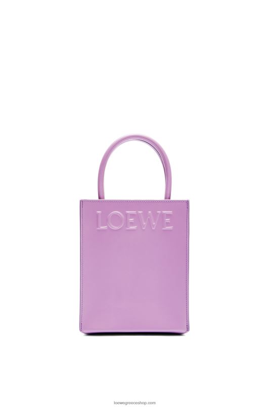 Loewe γυναίκες standard tote a5 σε κομψό δέρμα μόσχου RZR0J190 guimauve