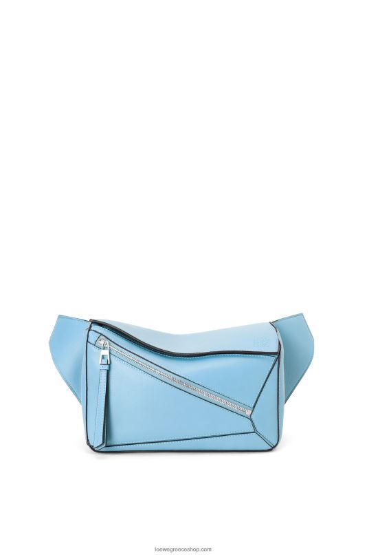 Loewe άνδρες μικρό παζλ bumbag σε κλασικό δέρμα μοσχαριού RZR0J567 ολυμπιακό μπλε
